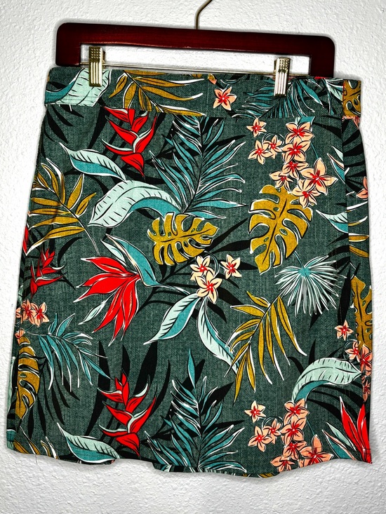 Ripskirt Dresses & Skirts - Rip Skirt Green Tropical Plant Print Wrap Skirt Quick Dry Length 2 Little Leg M